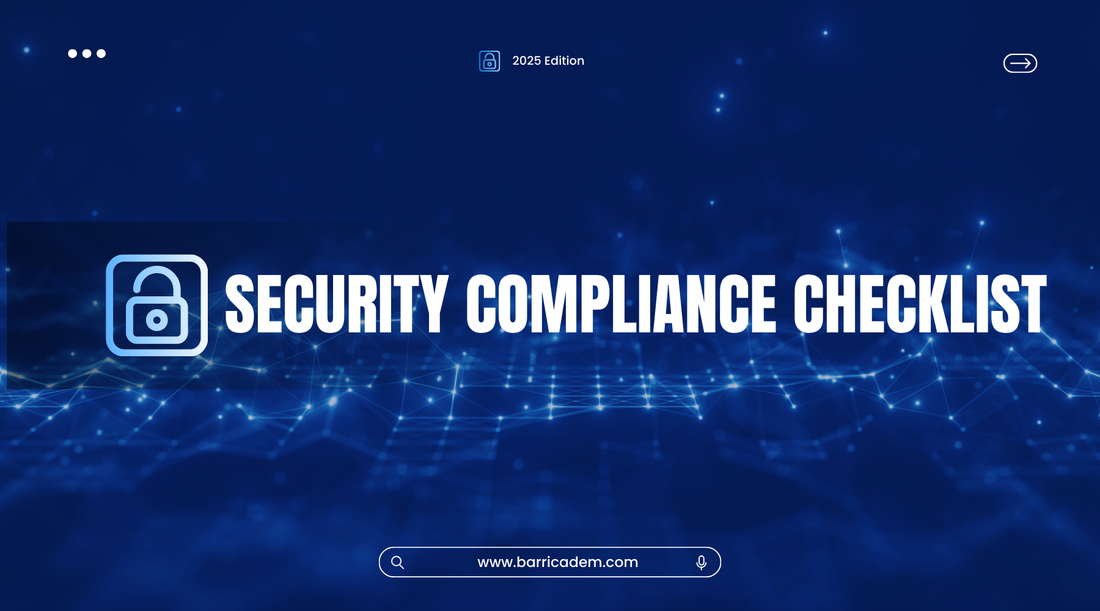 15-Step Security Compliance Checklist for 2025